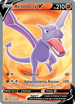 Aerodactyl V, Origen Perdido No. 179 Holo
