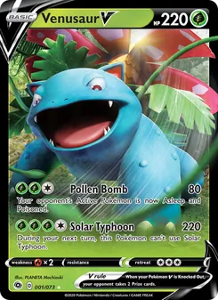 Venusaur V, Champion's Path No. 1