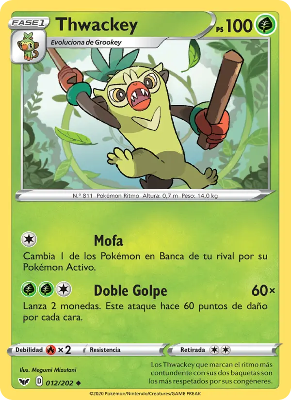 Thwackey, Espada y Escudo Nº 12