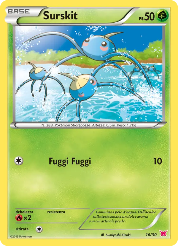 Surskit, XY trainer Kit (Latias) No. 16