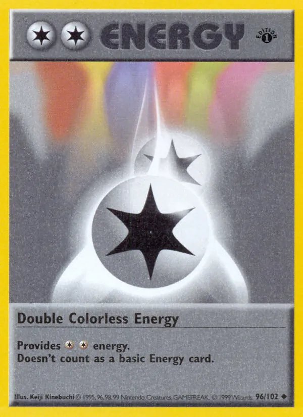Double Colorless Energy, Base Set No. 96