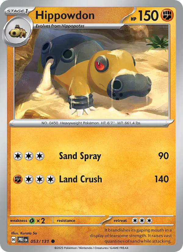 Hippowdon, Prismatic Evolutions No. 053