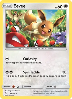 Eevee, Hidden Fates No. 48 Normal