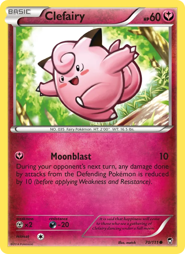Clefairy, Furious Fists No. 70