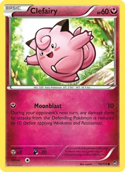Clefairy, Furious Fists Nº 70 Normal