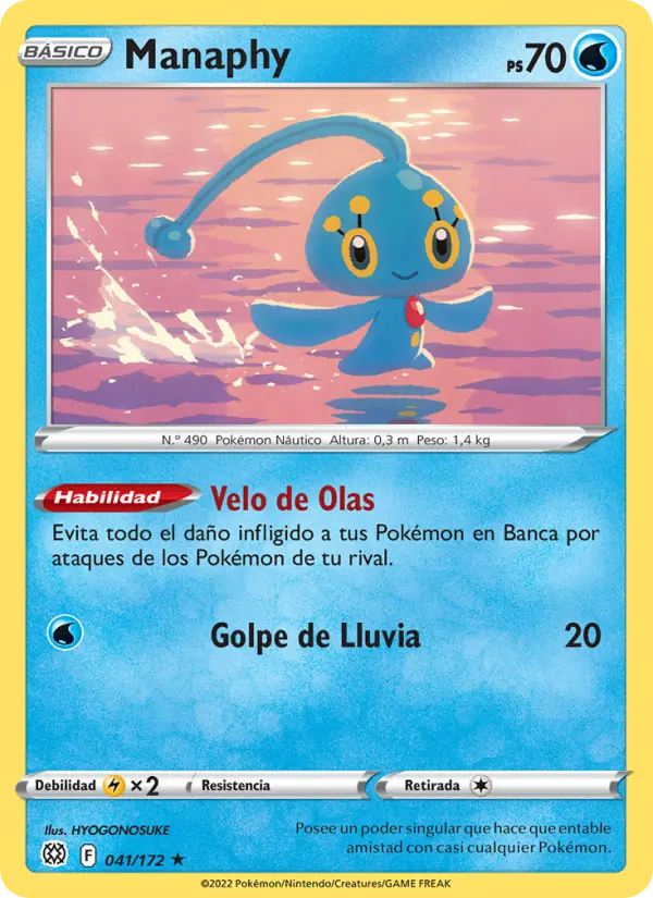 Manaphy, Astros Brillantes Nº 041