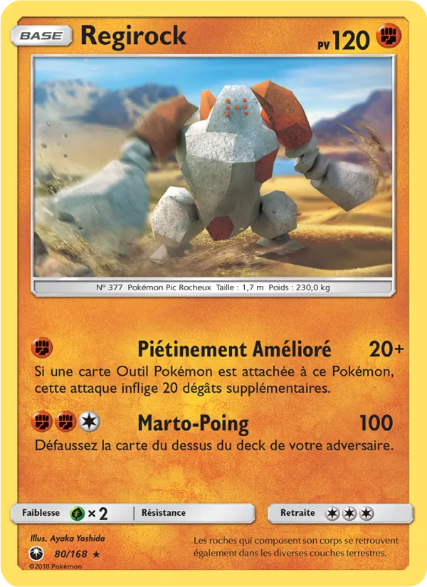 Regirock, Tempête Céleste No. 80