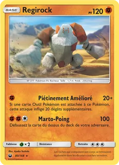 Regirock, Tempête Céleste No. 80 Normal