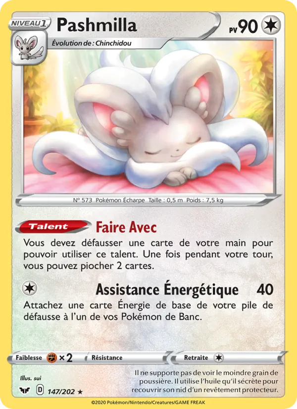 Pashmilla, Épée et Bouclier Nº 147