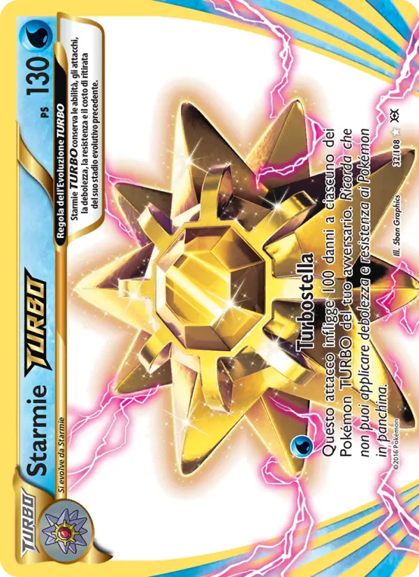 Starmie TURBO, Evoluzioni No. 32
