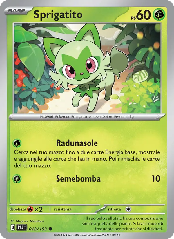 Sprigatito, Evoluzioni a Paldea No. 012