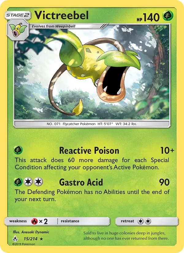 Victreebel, Unbroken Bonds No. 15