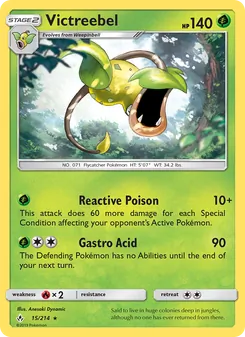 Victreebel, Unbroken Bonds No. 15 Normal