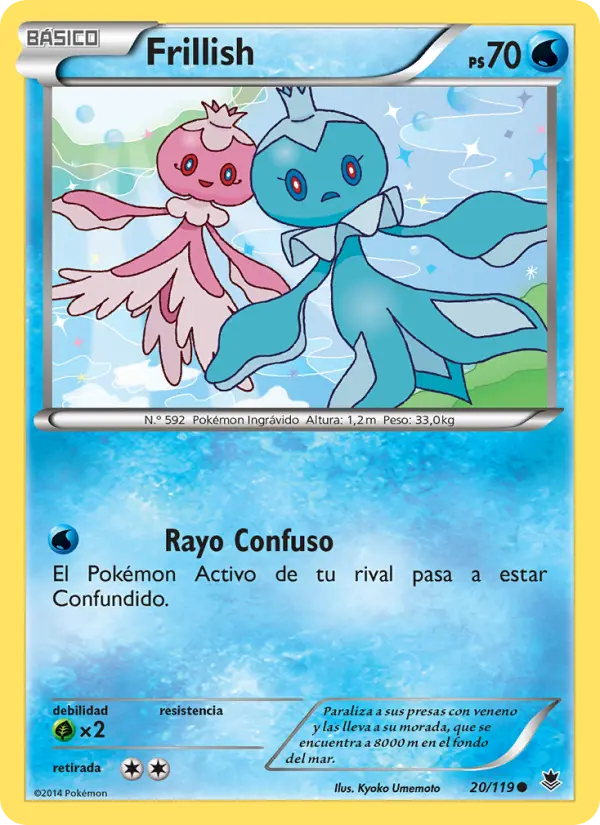 Frillish, Fuerzas Fantasmales Nº 20
