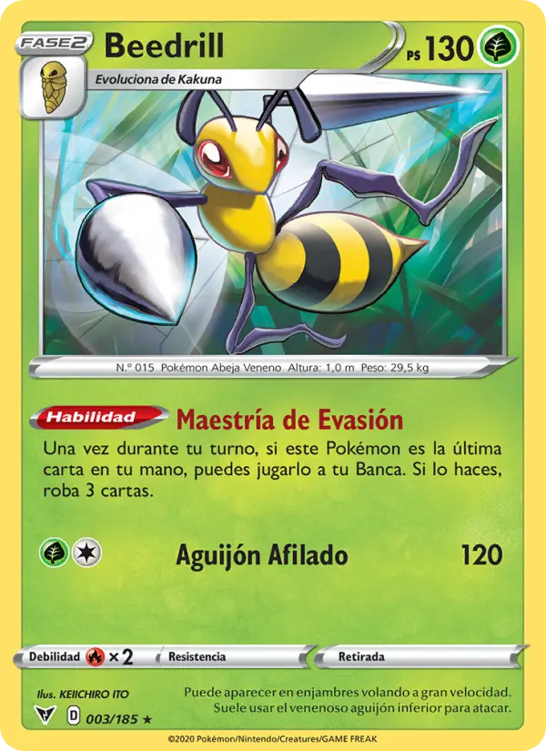 Beedrill, Voltaje Vívido Nº 3