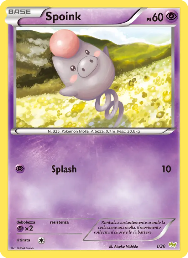 Spoink, XY trainer Kit (Noivern) No. 1