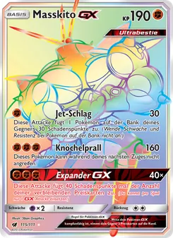 Masskito GX, Aufziehen der Sturmröte Nº 115 Normal