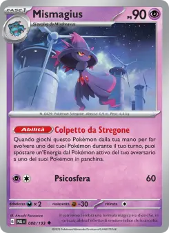 Mismagius, Evoluzioni a Paldea No. 088 Normal