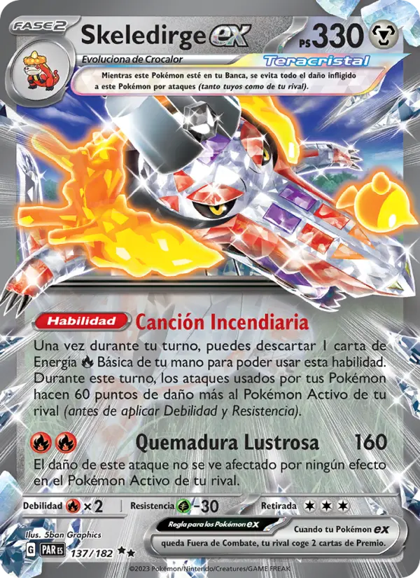 Skeledirge ex, Brecha Paradójica Nº 137