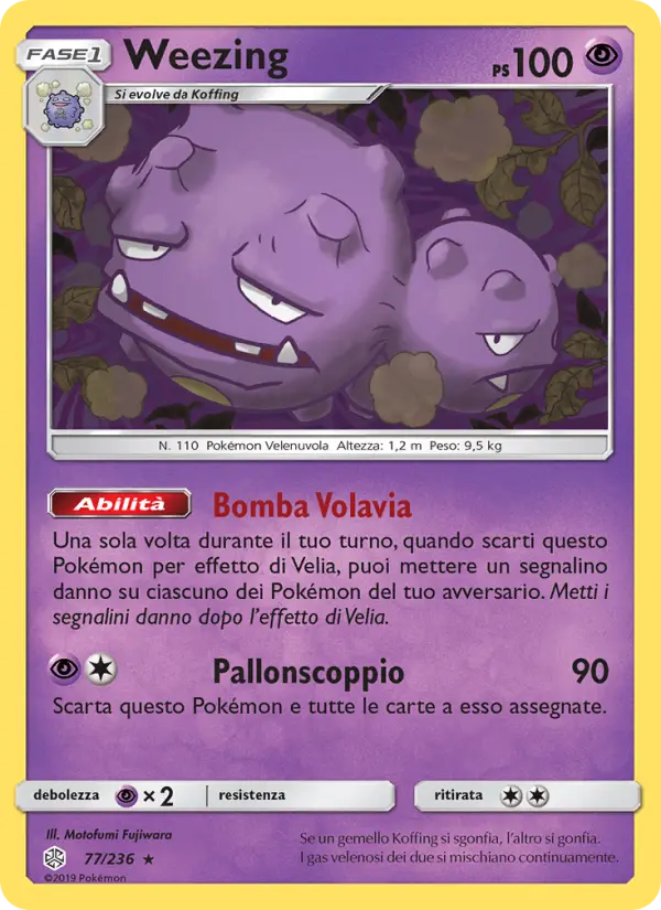 Weezing, Eclissi Cosmica Nº 77