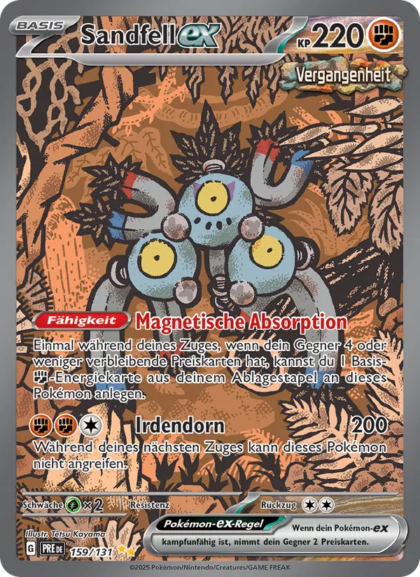 Sandfell-ex, Prismatische Entwicklungen Nº 159