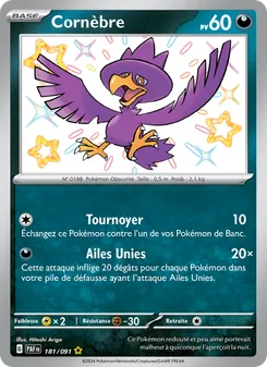Cornèbre, Destinées de Paldea Nº 181 Holo