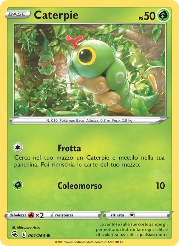 Caterpie, Colpo Fusione Nº 1