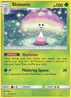 Shiinotic, Sun & Moon No. 17 Normal