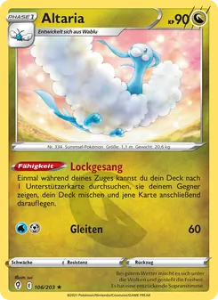 Altaria, Drachenwandel Nº 106 Normal