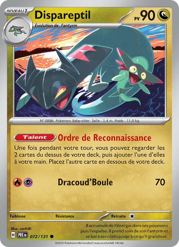 Dispareptil, Évolutions Prismatiques No. 072