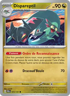 Dispareptil, Évolutions Prismatiques Nº 072 Normal
