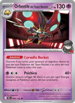 Orbeetle del Team Rocket, Rivali Predestinati No. 089 Normal