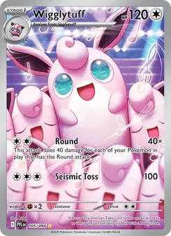 Wigglytuff, Phantasmal Flames Nº 105 Holo