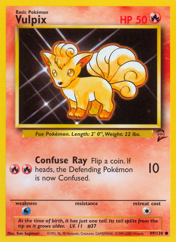 Vulpix, Base Set 2 No. 99