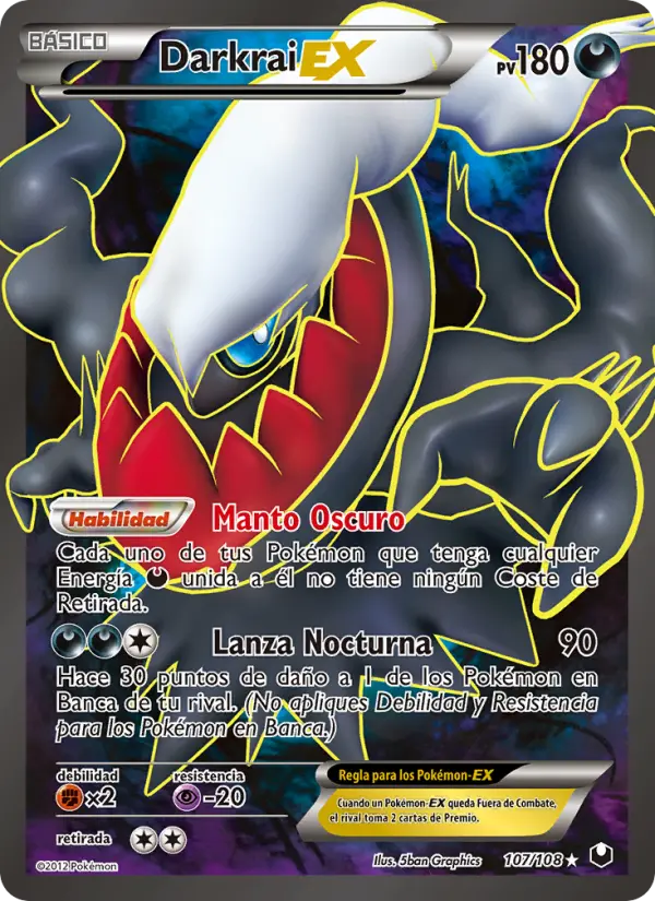 Darkrai-EX, Oscuros Exploradores Nº 107