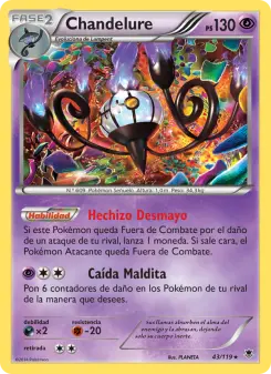Chandelure, Fuerzas Fantasmales Nº 43 Normal
