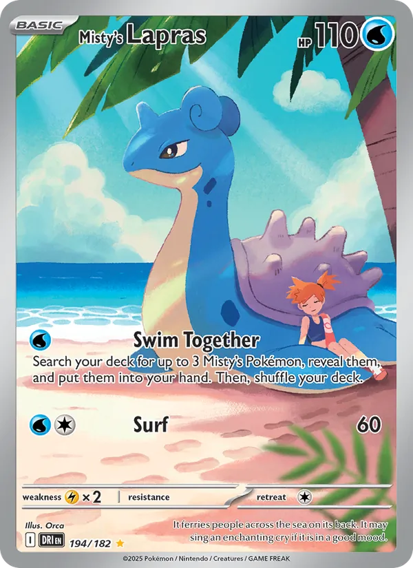 Misty's Lapras, Destined Rivals No. 194