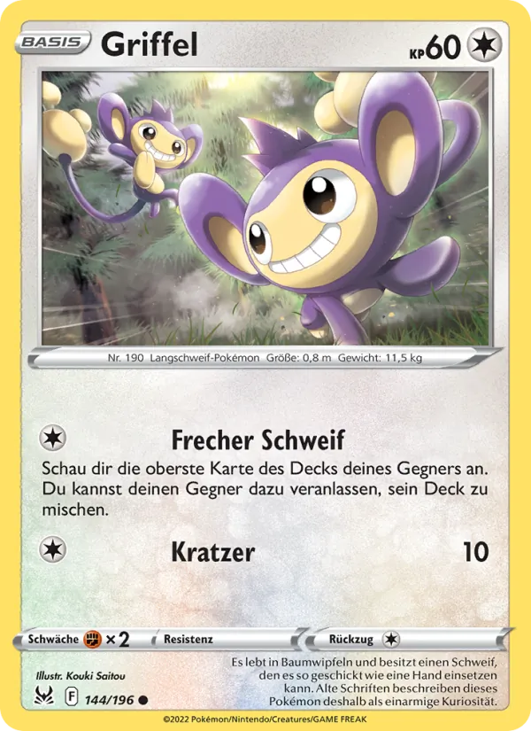 Griffel, Verlorener Ursprung No. 144