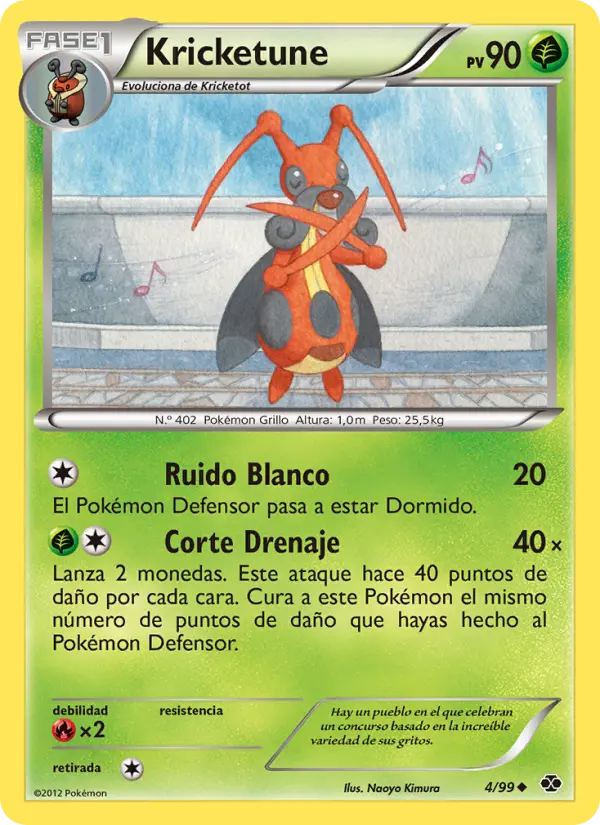 Kricketune, Próximos Destinos Nº 4