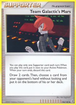 Team Galactic's Mars, Secret Wonders Nº 126 Normal