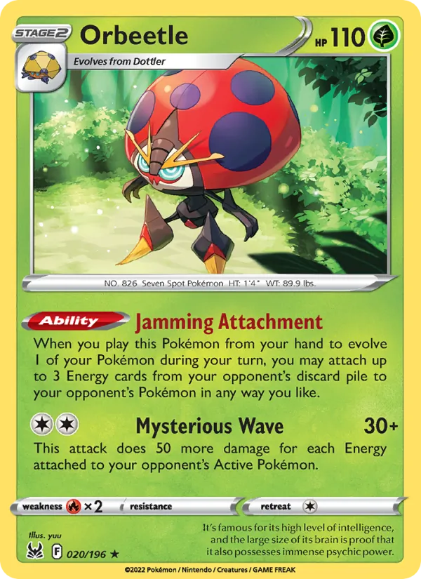 Orbeetle, Lost Origin No. 020