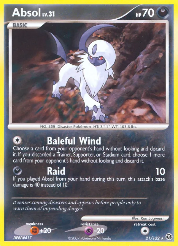 Absol, Secret Wonders Nº 21