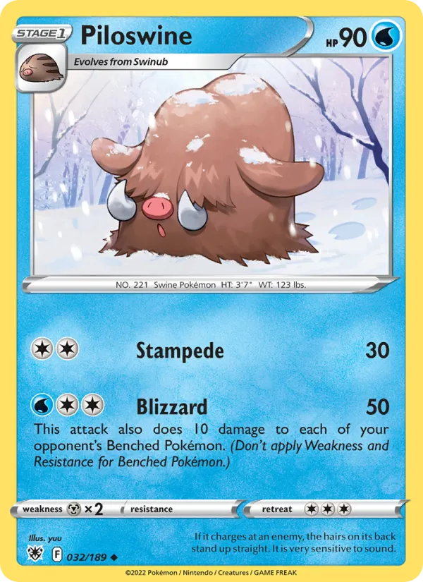 Piloswine, Astral Radiance No. 032