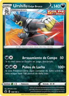 Urshifu Golpe Brusco, Reinado Escalofriante Nº 108 Holo