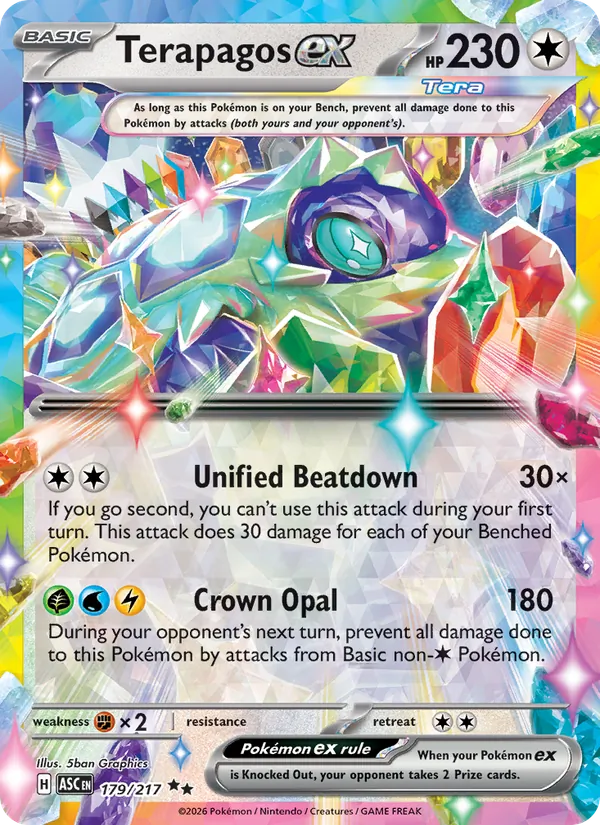 Terapagos ex, Ascended Heroes No. 179