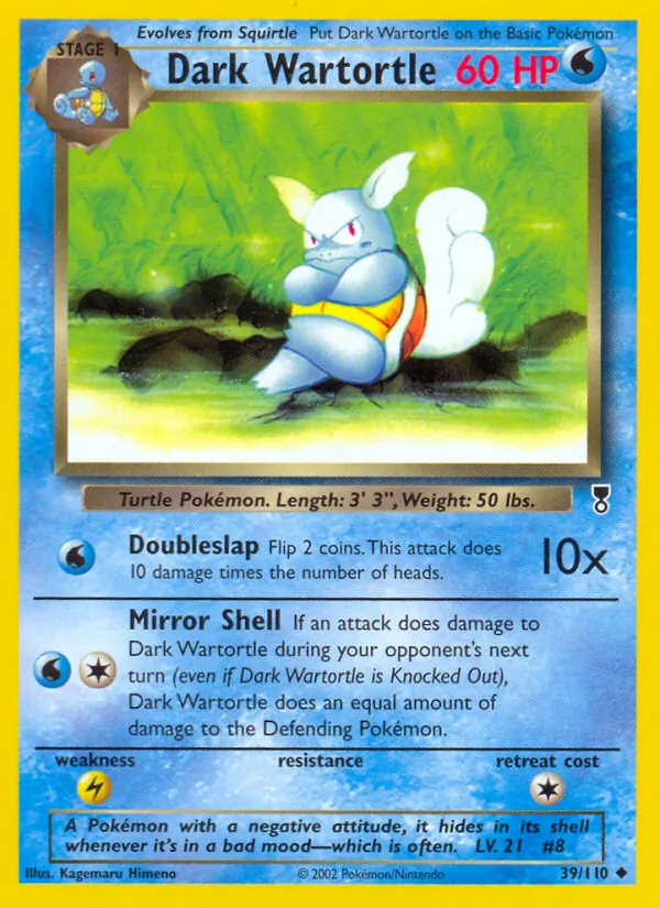 Dark Wartortle, Legendary Collection Nº 39