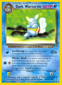 Dark Wartortle, Legendary Collection No. 39 Normal