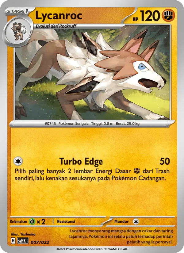 Lycanroc, Koraidon ex Purba Nº 007