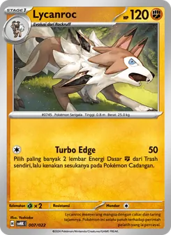 Lycanroc, Koraidon ex Purba Nº 007 Normal