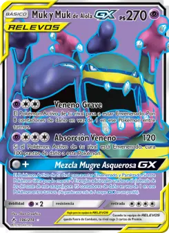 Muk y Muk de Alola GX, Vínculos Indestructibles Nº 196 Normal